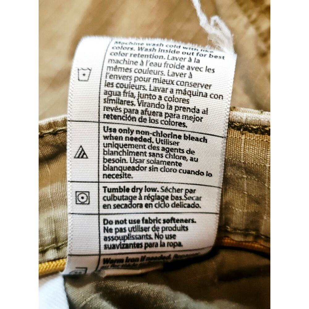 CARHARTT Force Tappen Relaxed Fit Cargo utility Work Pant Yukon Tan 46 x32 3768 - Picture 6 of 11